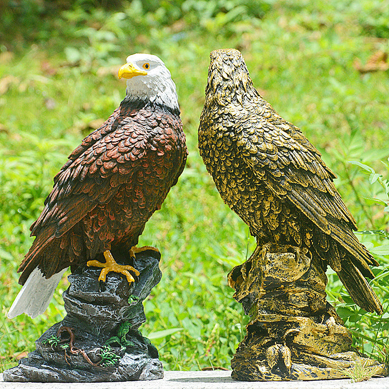 Animal Model Home Decoration Resin Eagle Ornament