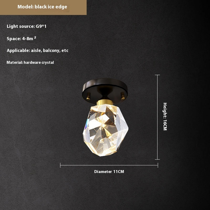 Crystal Aisle Ceiling Light Luxury