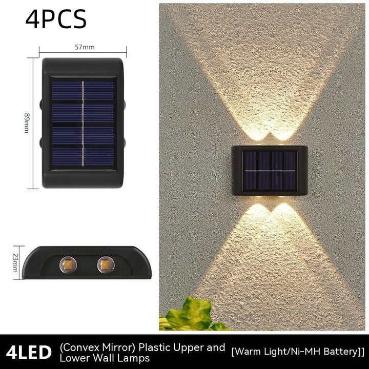 Solar Outdoor Yard Lamp Household Wall Lamp