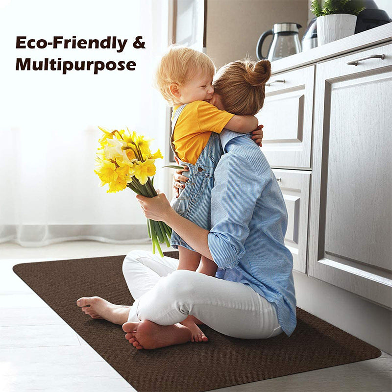 Office Chair Pad Carpet Waterproof Non-slip Floor Protection Floor Mat Glue-free Self-adhesive PVC Foot Mat
