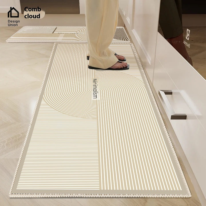 Non-slip Stain-resistant Floor Mat Household Washable Erasable Carpet Can Be Cut