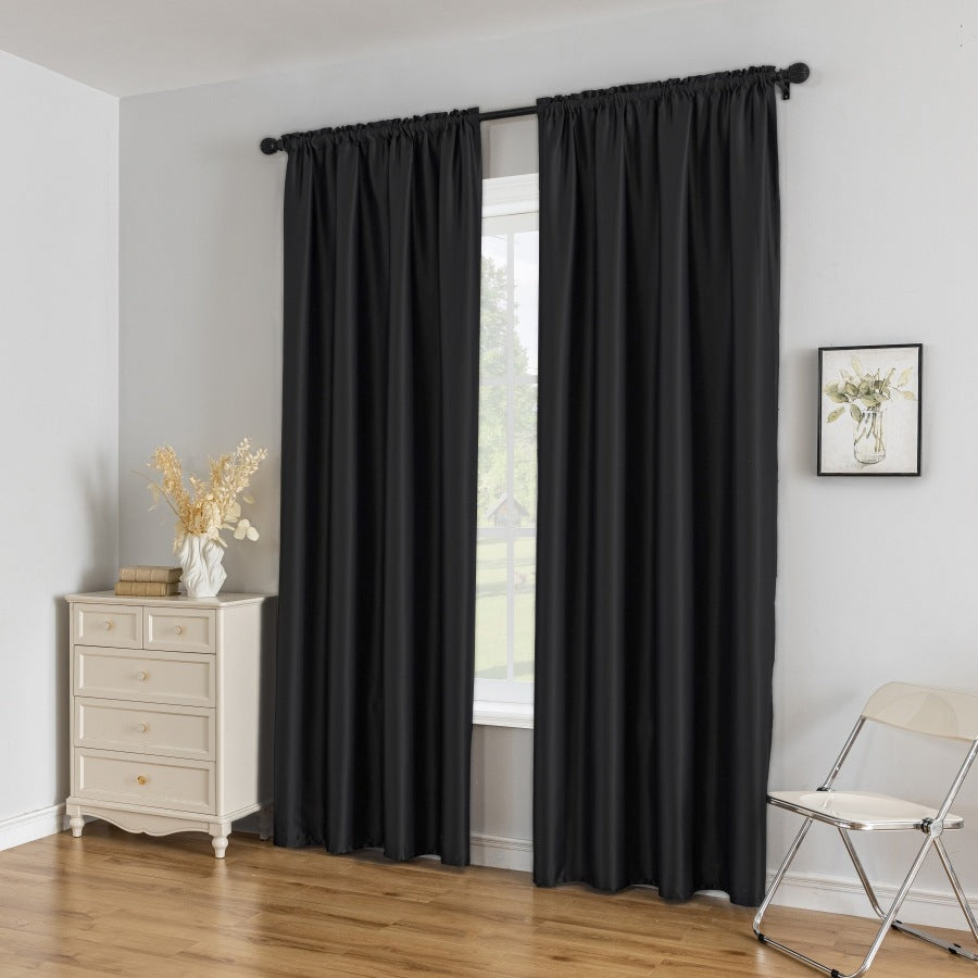 Factory Direct Sales Cross-border European And American Hot Plain High Precision Home Decoration Shading Curtain