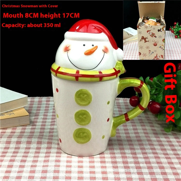 Creative Christmas Gift Ceramic Water Cup