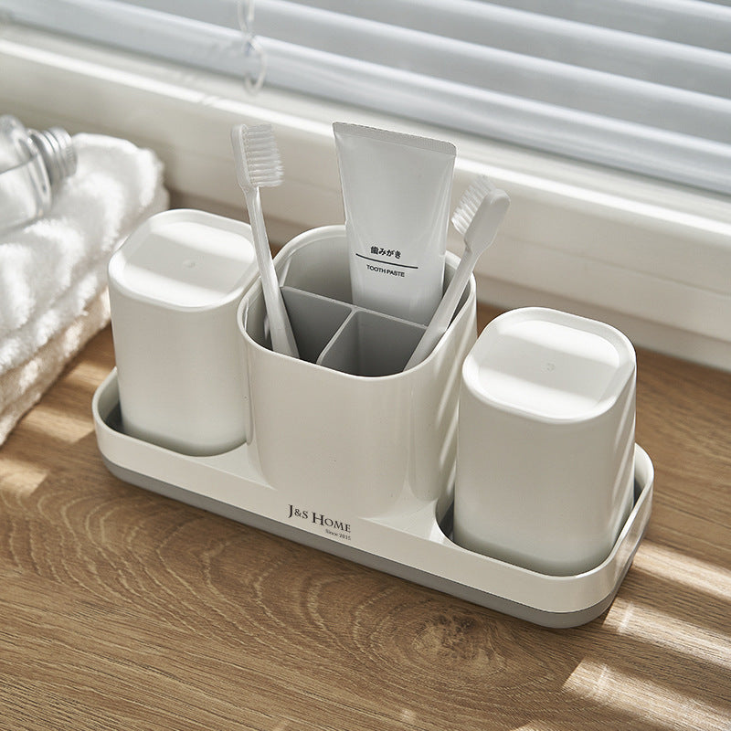 Stylish Bathroom Storage Desktop Toothbrush Holder