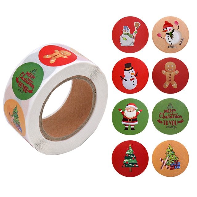 Christmas Day Decoration Gift Series Sticker Label