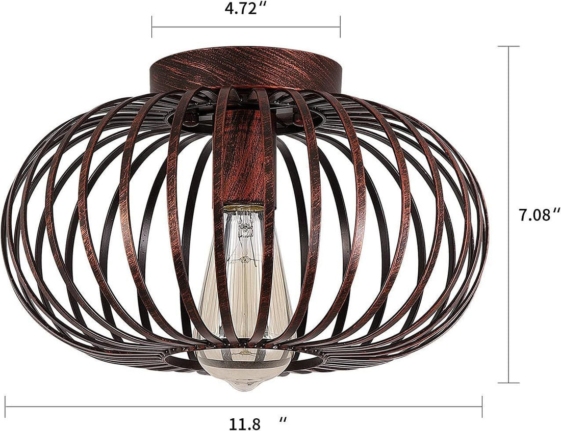 Indoor Ceiling Living Room Hall Main Lamp Round Lantern Bedroom Light