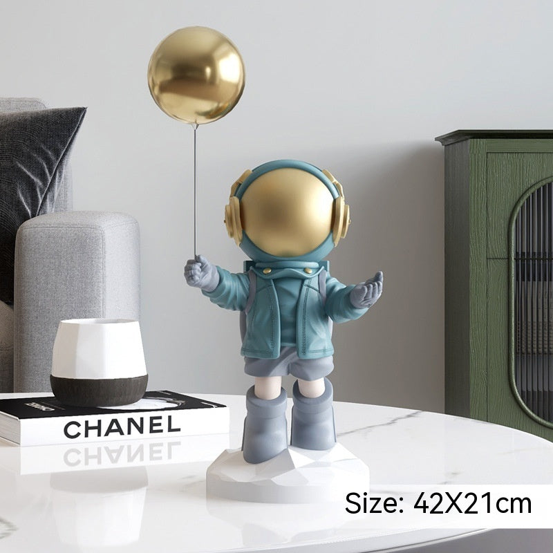 Light Luxury Astronaut Living Room Decoration Home Ornament Spaceman Birthday Gift TV Cabinet Hallway Wine Cabinet Desk