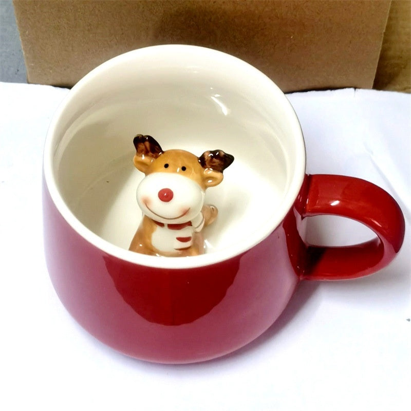 Creative Christmas Gift Ceramic Water Cup