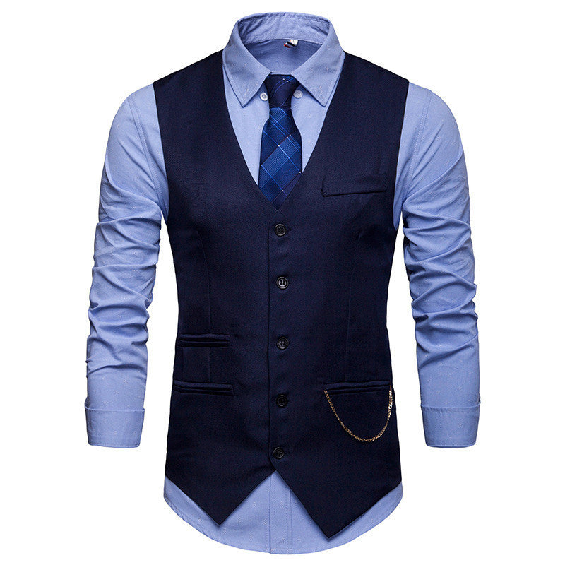 Men's Jewelry With Nightclub Suit Vest Coat