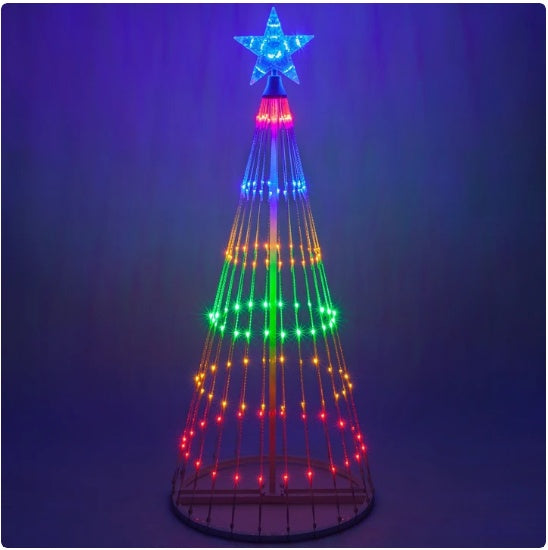 Animated Outdoor Christmas Tree Lights Christmas Garden Decorations