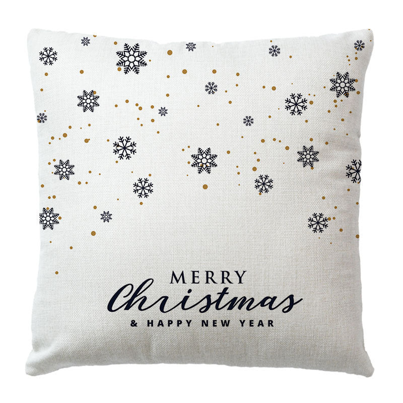 Christmas peach skin pillowcase