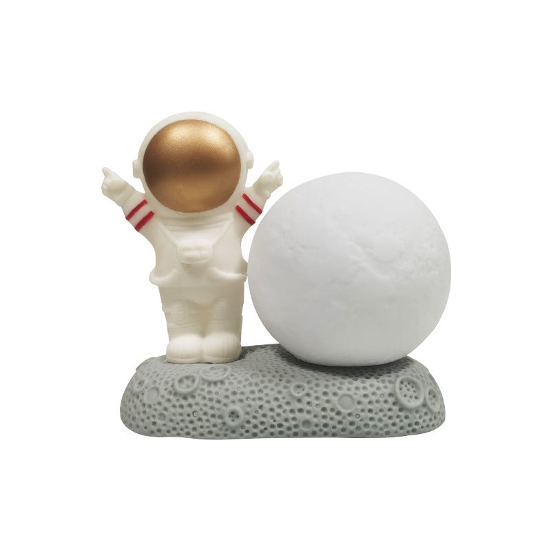 Modern Creative Astronaut Small Night Lamp Decoration Net Red Room Bedside Desktop Layout Small Desk Lamp Home