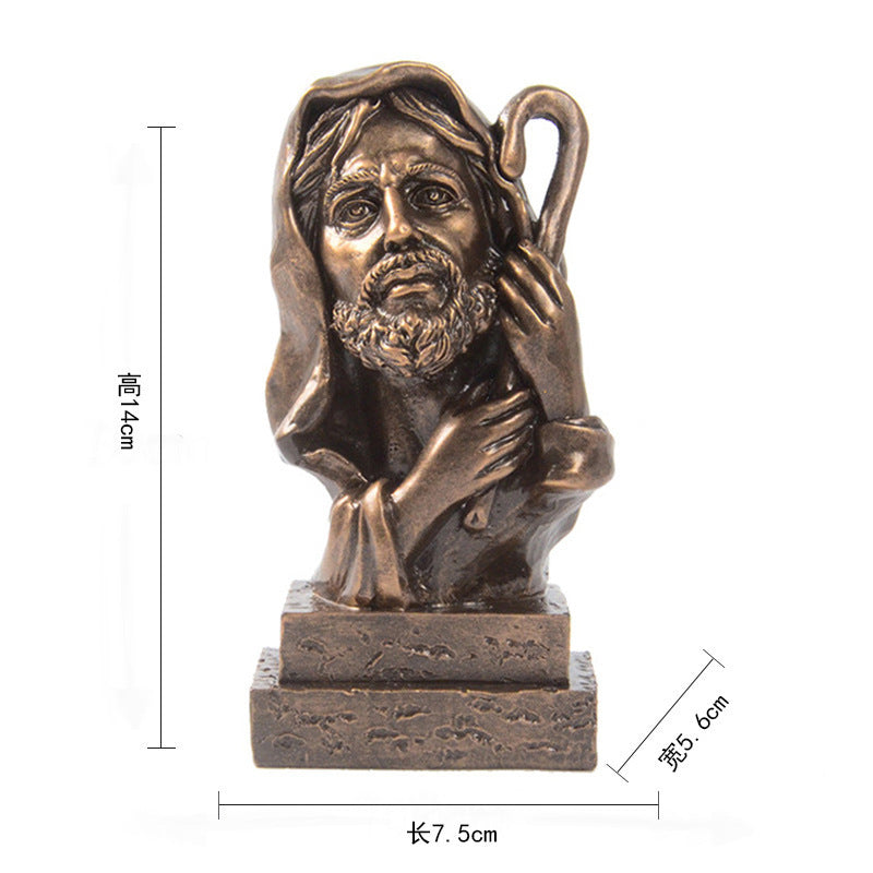 Creative God Jesus Resin Ornament Home Decoration