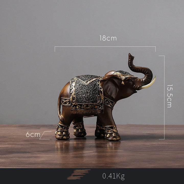 Elephant Resin Decoration Creative Home Living Room Office Desktop Wine Cooler