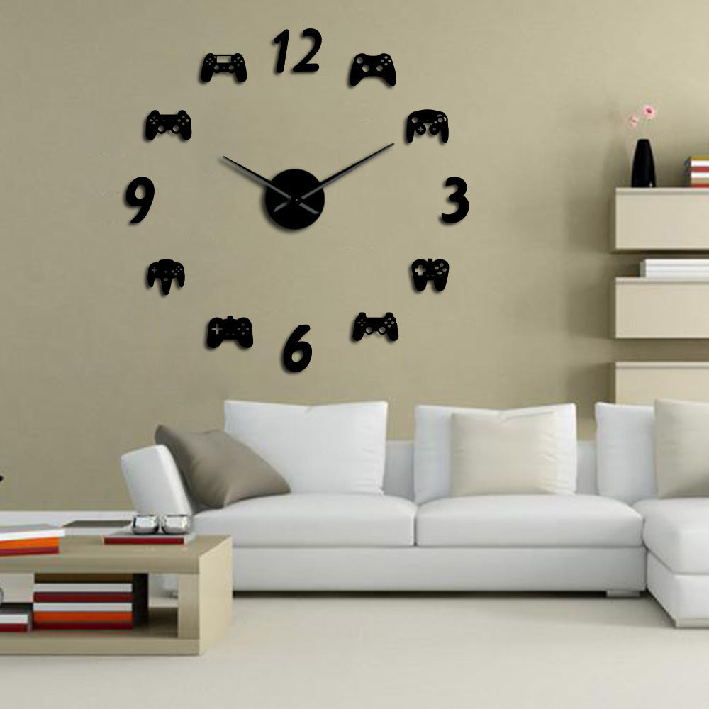 Creative Fashion Home Decoration Wall Sticker Clock