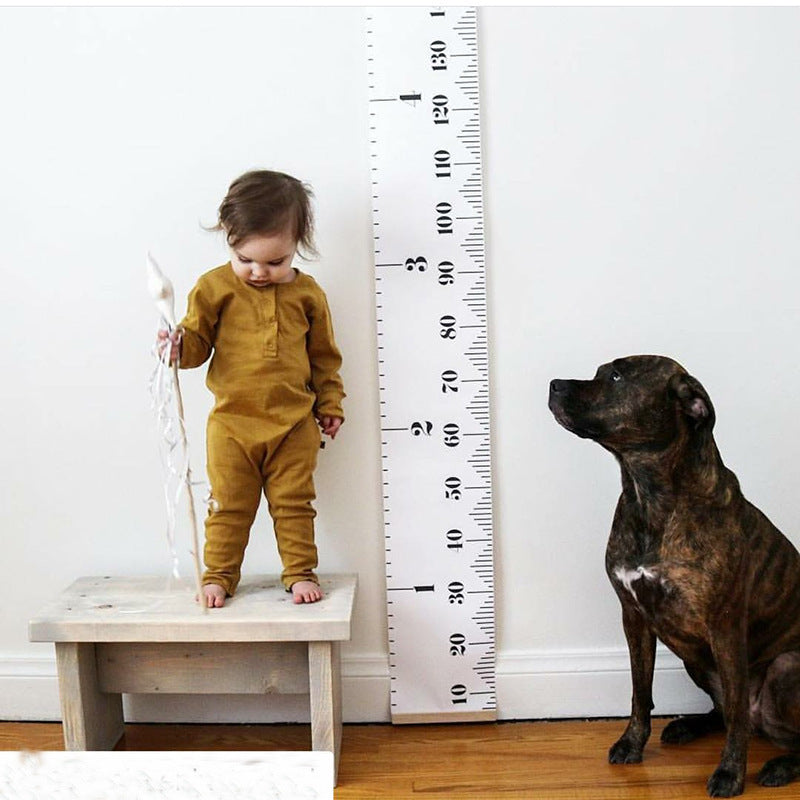Hot Sale Simple Nordic Style Children Height Ruler Wall Hanging Type Height Measurement Home Decoration Wall Art Ornaments