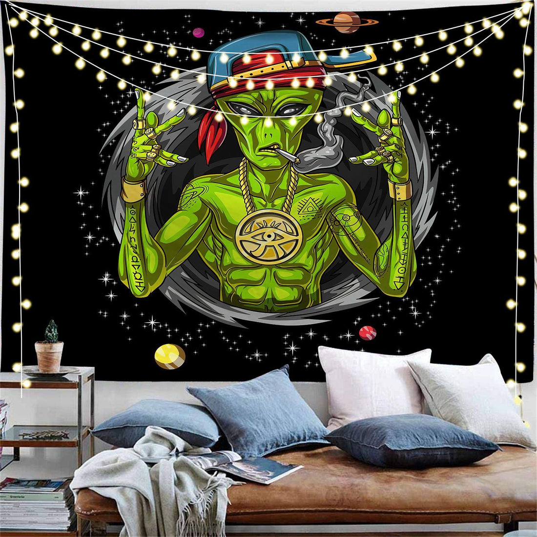 Alien Series Home Decoration Printed Tapestry