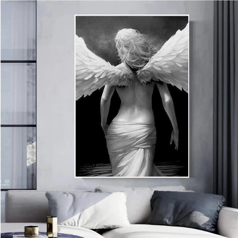 Angel Canvas Poster Home Decoration Frameless Painting