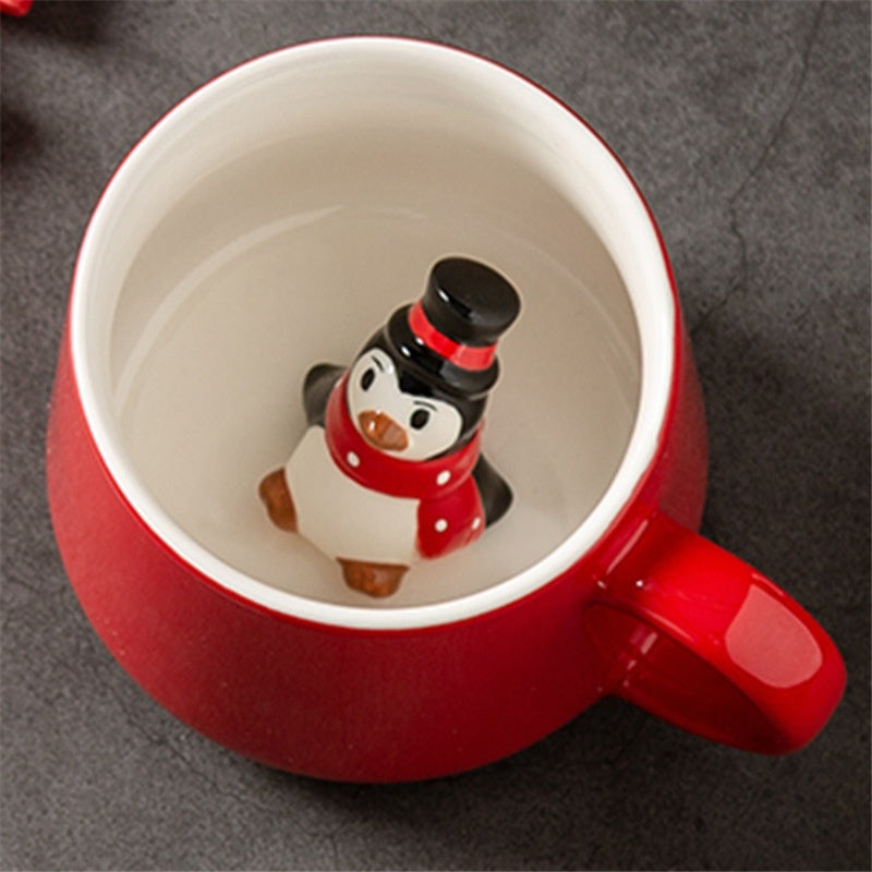 Creative Christmas Gift Ceramic Water Cup