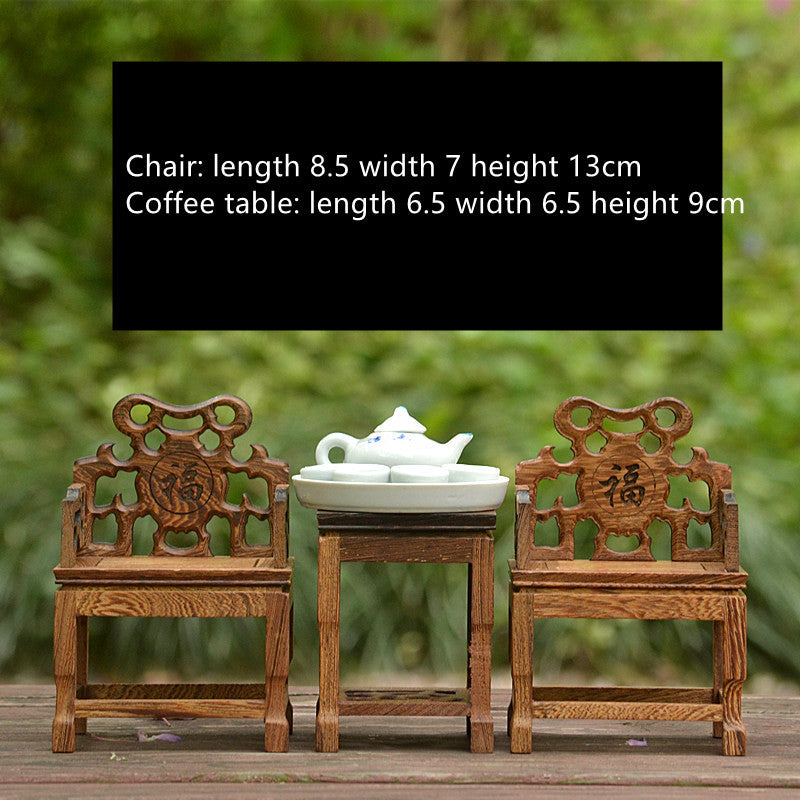 Red Rosewood Miniature Furniture Model