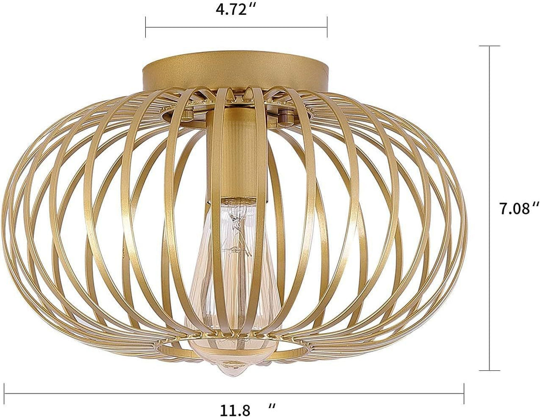 Indoor Ceiling Living Room Hall Main Lamp Round Lantern Bedroom Light