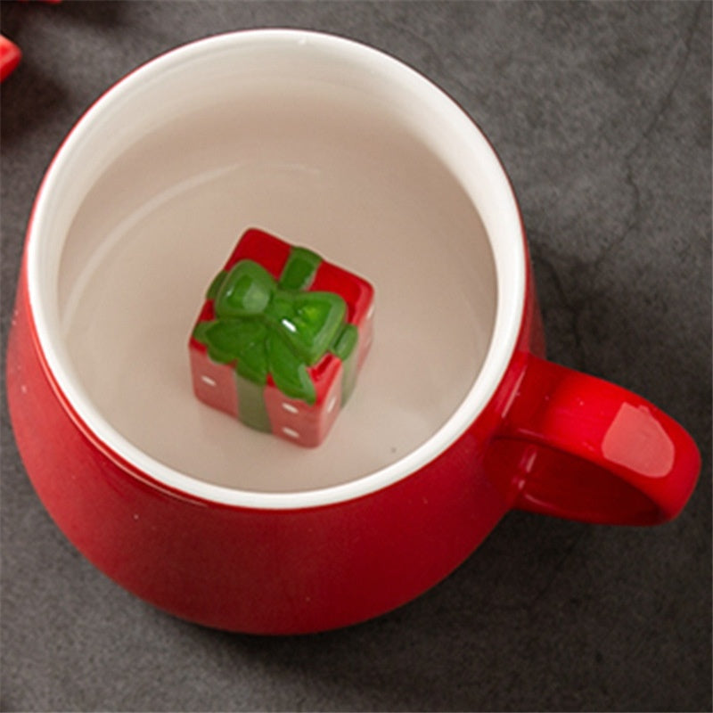 Creative Christmas Gift Ceramic Water Cup