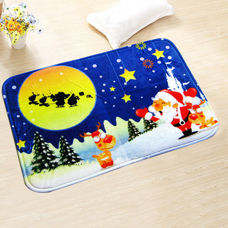 Flannel Christmas Decoration Mat