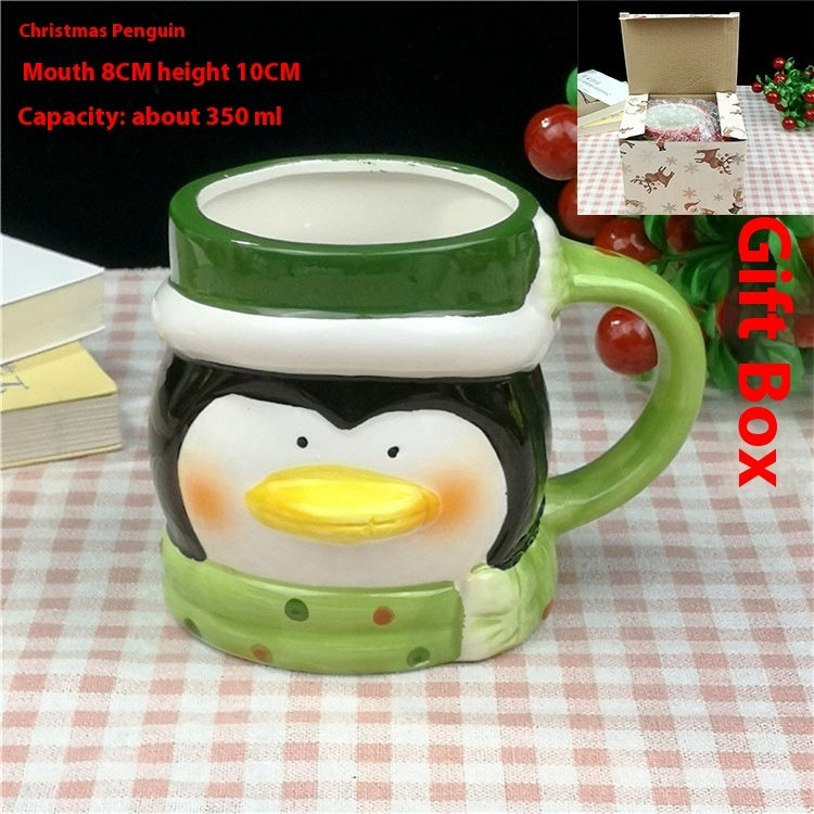 Creative Christmas Gift Ceramic Water Cup