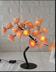 LED Tree Lamp Rose Small Tree Lamp Modeling Lamp Table Lamp