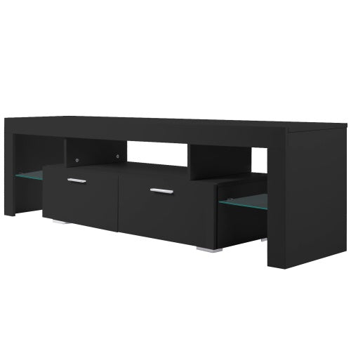 LED TV Stand Modern TV Stand With Storage Entertainment Center With Drawer TV Cabinet For Up To 75 Inch For Gaming Living Room Bedroom