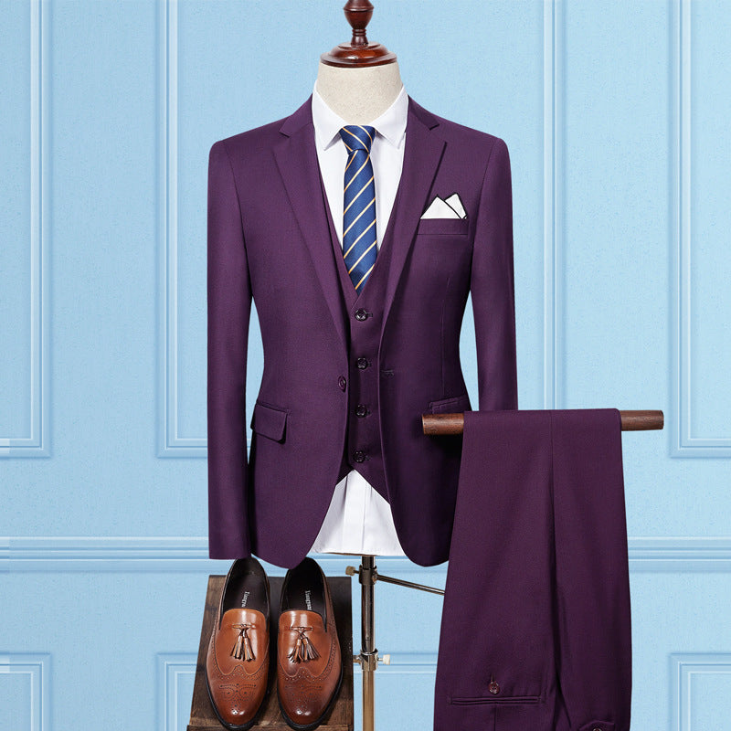 Slim wedding suit groom dress professional wear