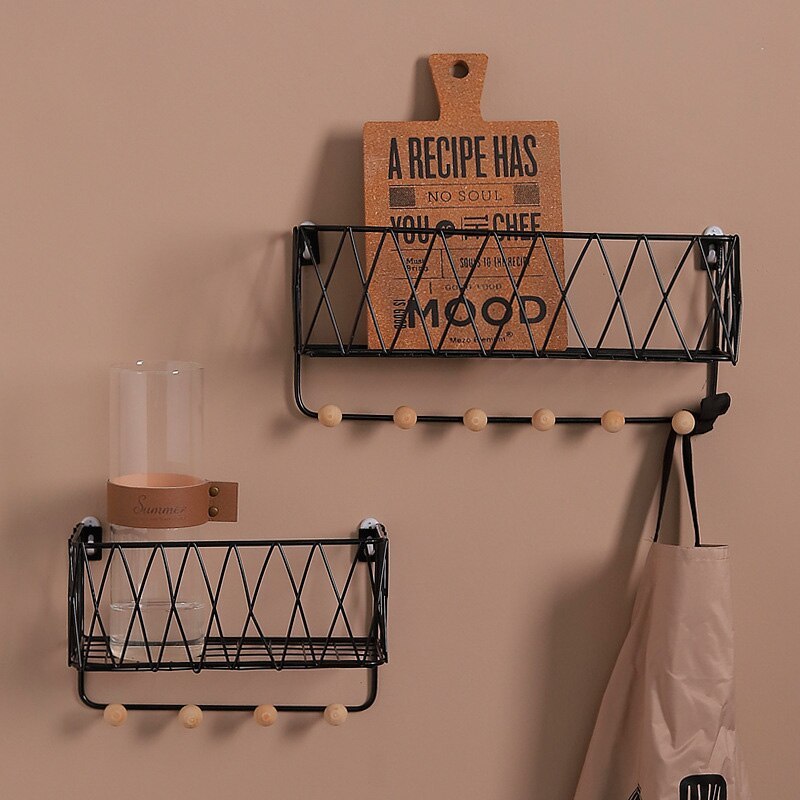 Home decoration shelf wall-mounted storage rack