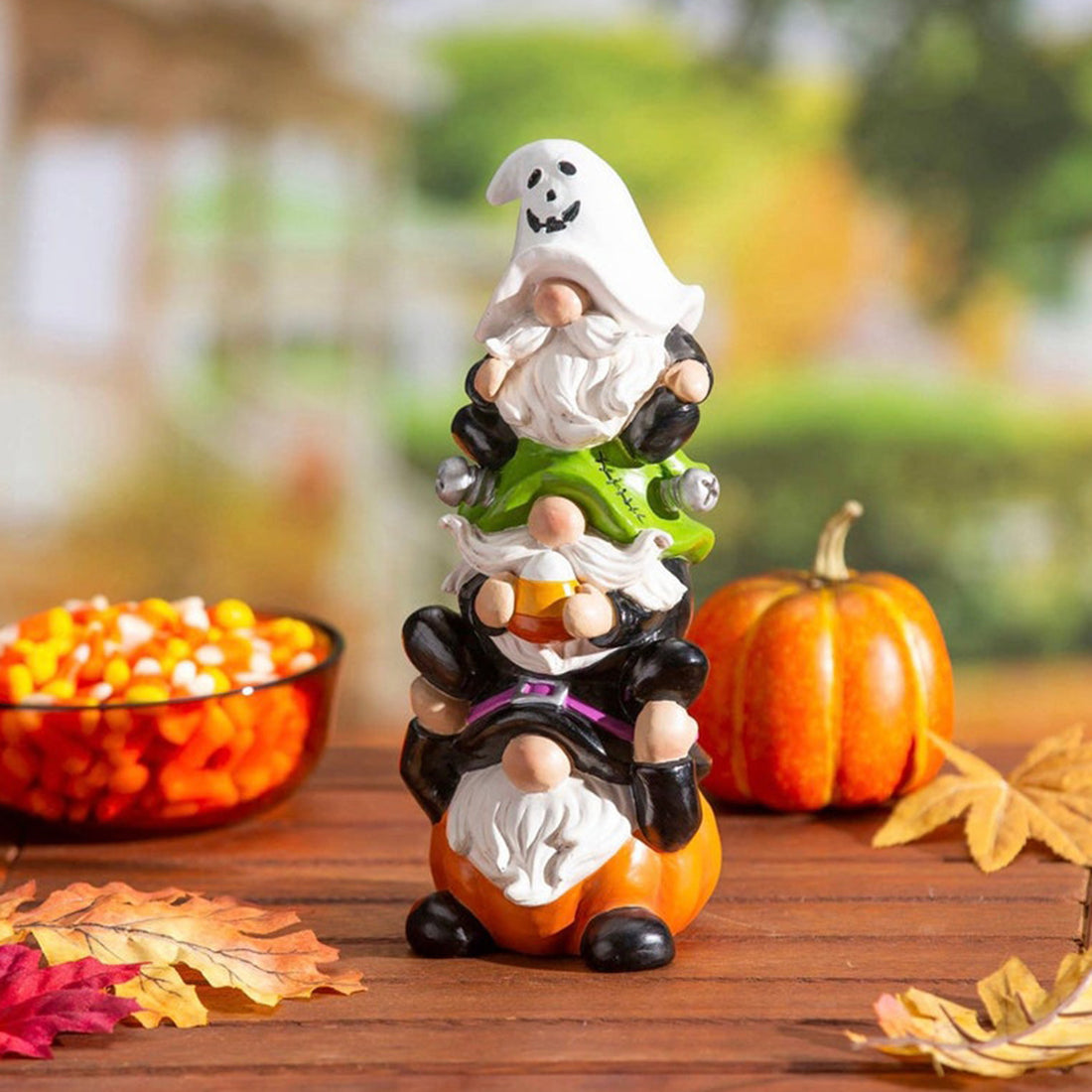 Halloween Pyramid Statue Resin Crafts Home Decoration