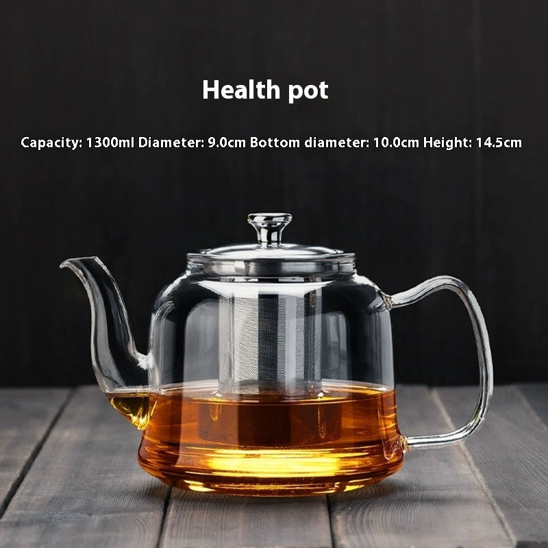 Large Capacity Tea Pot, Glass Heat-resistant Tea Pot