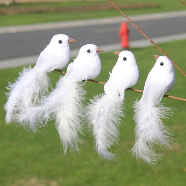 Artificial Feather Bird Home Decoration Foam Crafts