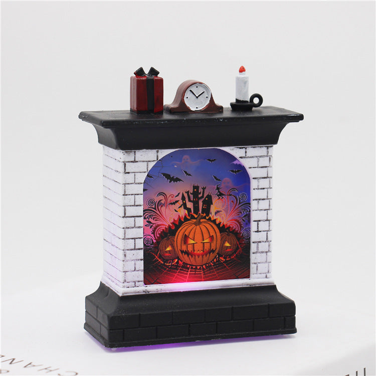 Halloween Pumpkin Light Lamp Door Room Decoration LED Lantern Party Home Props Houses Christmas Garland Fairy Holiday Lamp