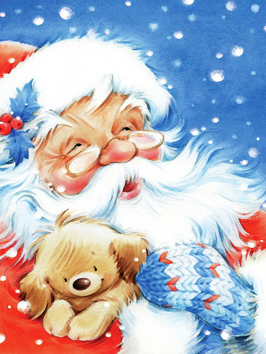 Cartoon Snowman Diamond Painting Santa Home Decoration