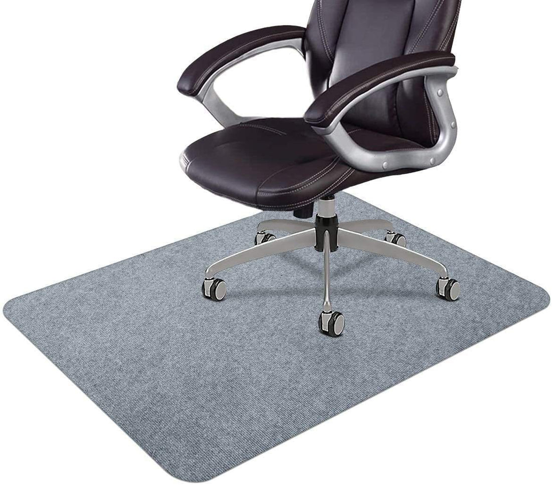 Office Chair Pad Carpet Waterproof Non-slip Floor Protection Floor Mat Glue-free Self-adhesive PVC Foot Mat