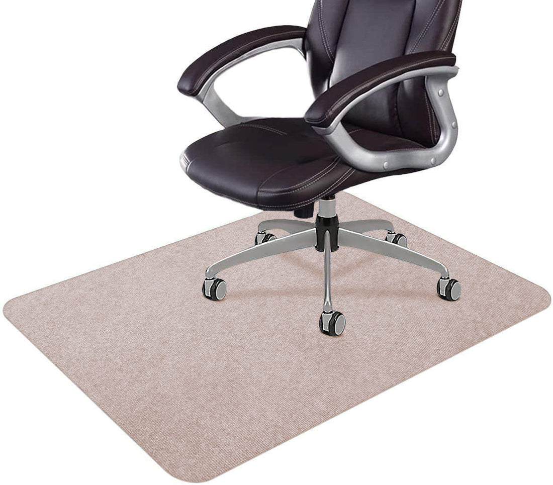 Office Chair Pad Carpet Waterproof Non-slip Floor Protection Floor Mat Glue-free Self-adhesive PVC Foot Mat