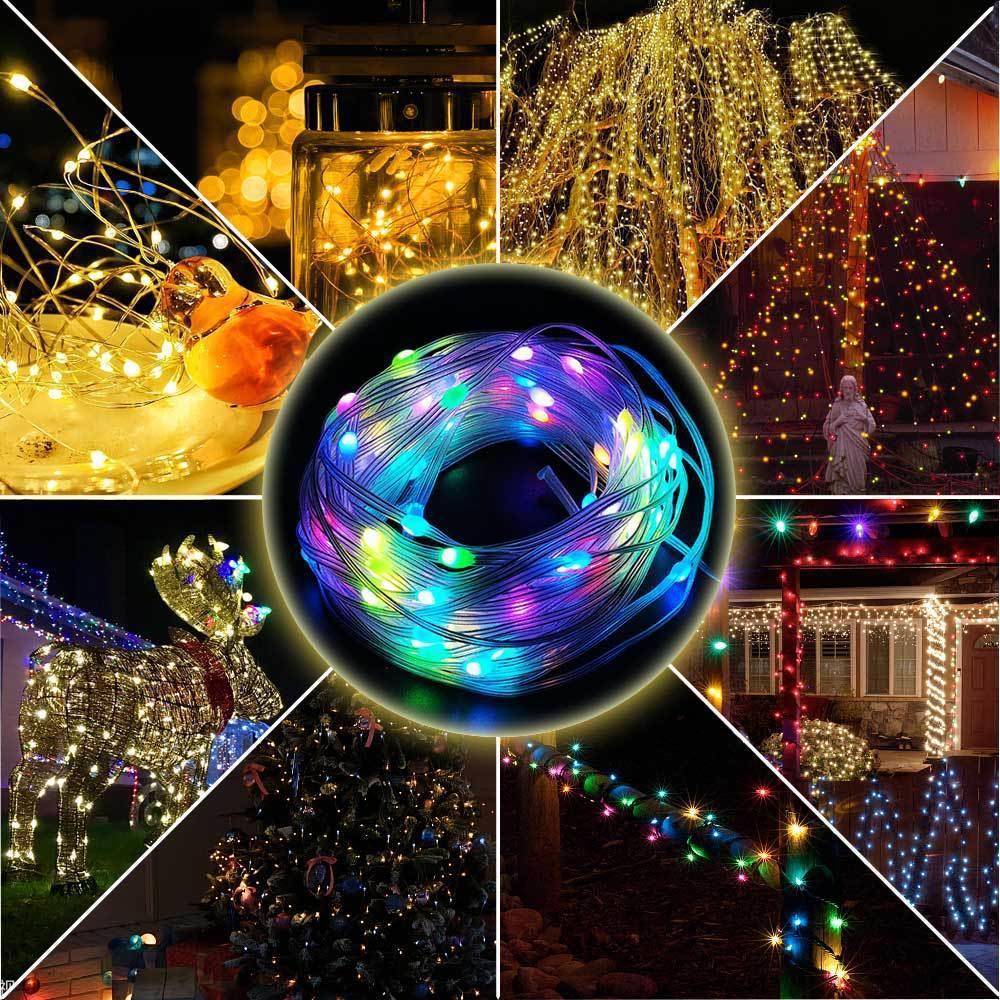 RGB Christmas Tree Decorative Light String