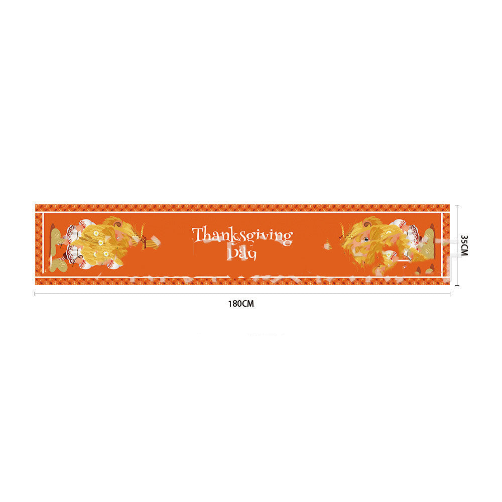 Venue Layout 180x35cm Table Runner Flag