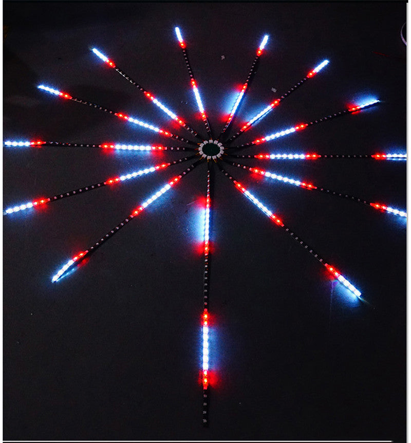 LED Voice-activated Marquee Fireworks Light Full-color Decorative
