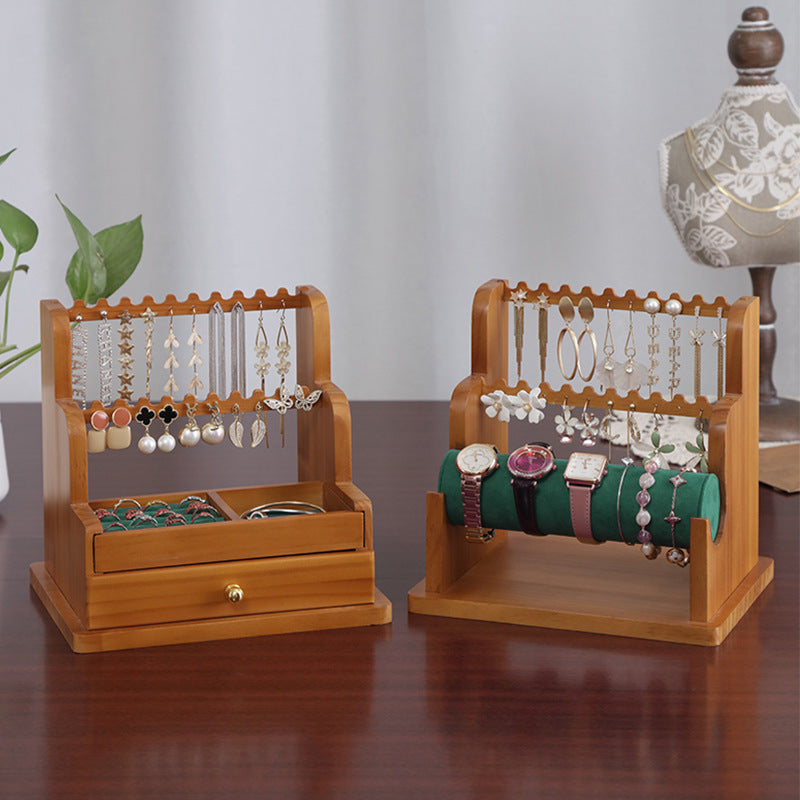 Home Wooden Chic Jewelry Storage Box