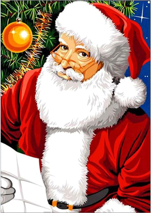 Cartoon Snowman Diamond Painting Santa Home Decoration