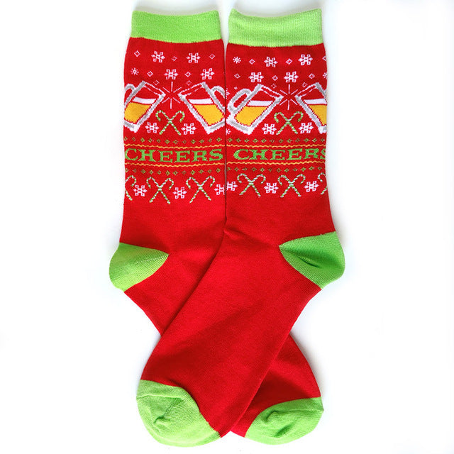 New Christmas Men Socks New Year Funny Christmas Tree