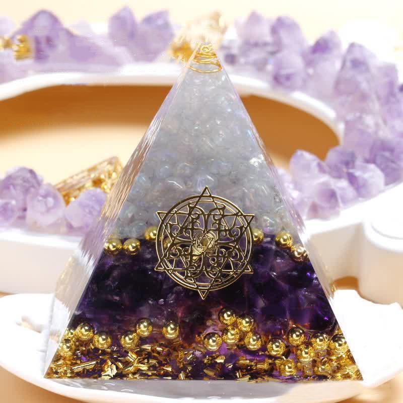 Pyramid Crystal Gravel Epoxy Resin Home Decoration