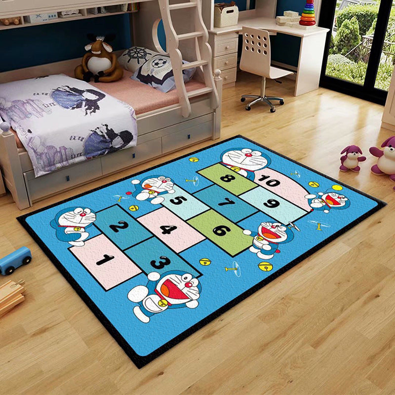 Children's Hopscotch Mat Early Childhood Education Jumping Grid Game Flying Chess Cartoon Carpet