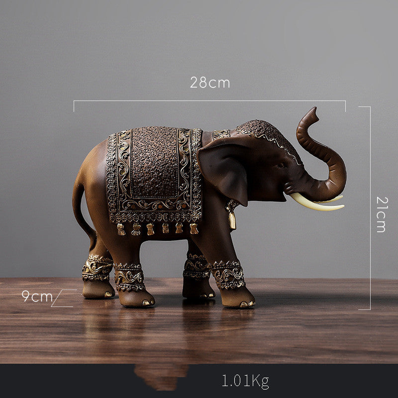 Elephant Resin Decoration Creative Home Living Room Office Desktop Wine Cooler