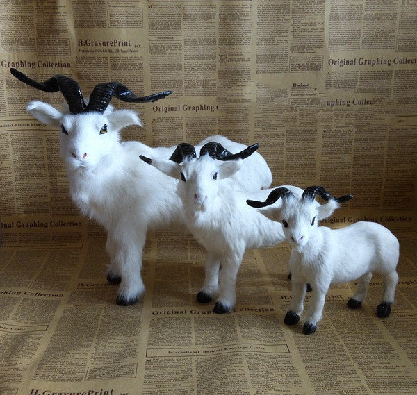 Simulation Goat Ornaments Home Animal Decoration Crafts