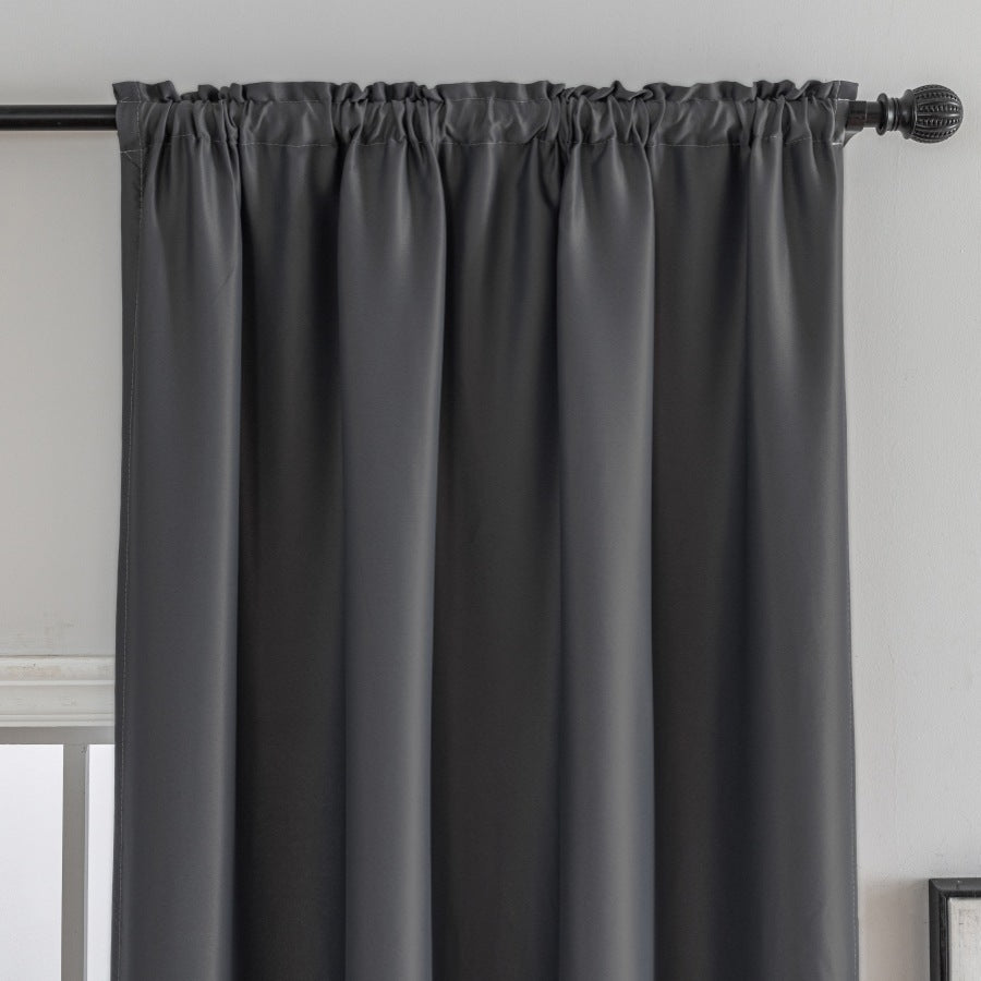 Factory Direct Sales Cross-border European And American Hot Plain High Precision Home Decoration Shading Curtain
